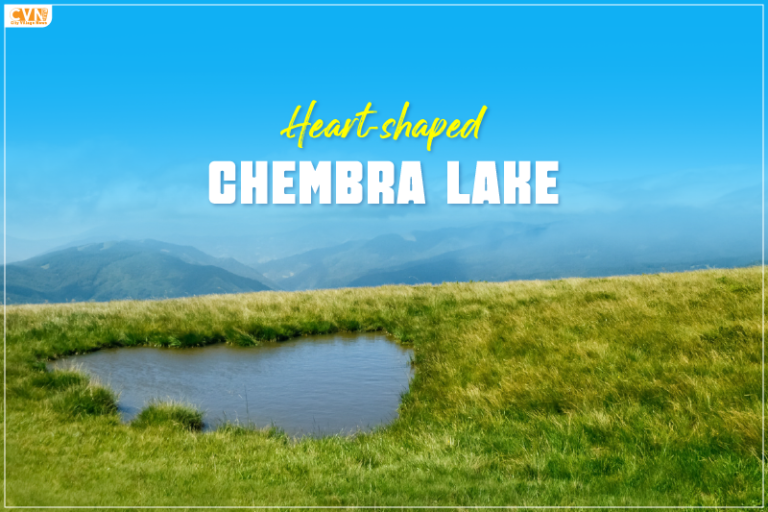 Heart-shaped Chembra Lake
