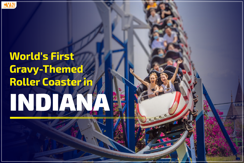 Roller coaster in Indiana