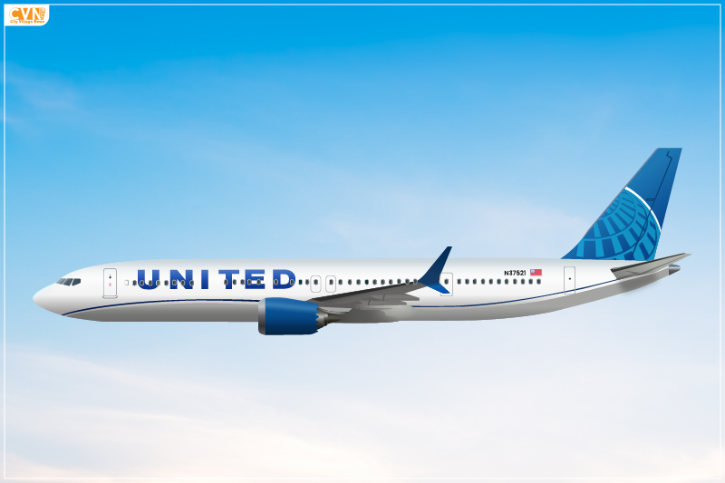 United Airlines flight to Dubai