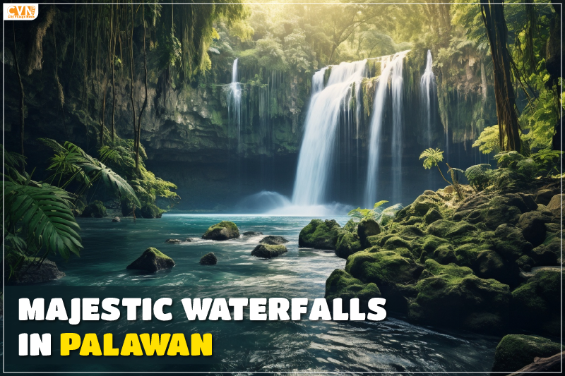 Majestic Waterfalls in Palawan