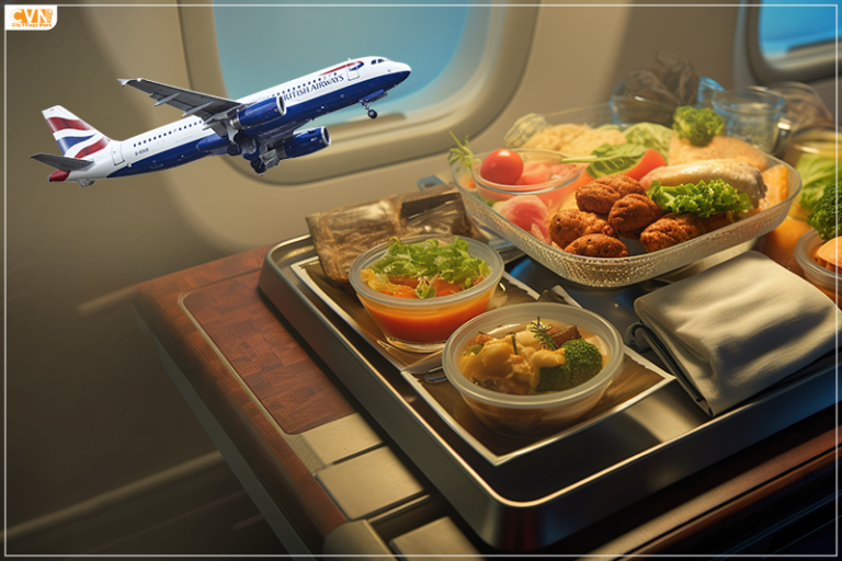 British Airways Christmas Menu