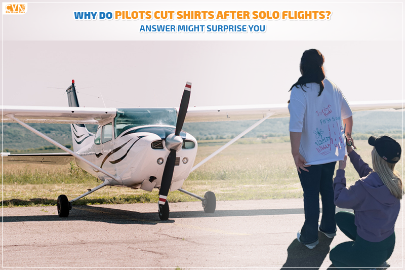 pilots cut their shirts