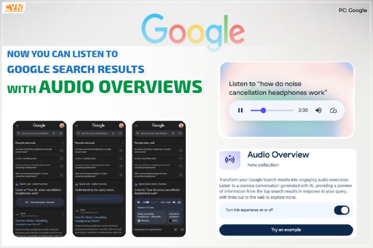 Google Introduces Audio Overviews for Faster, Hands-Free Search Results