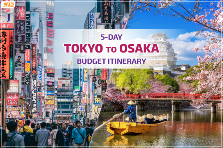 5-DAY TOKYO TO OSAKA BUDGET ITINERARY