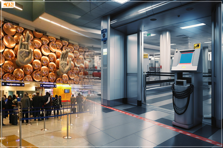 full body scanners to check passengers at Delhi airport